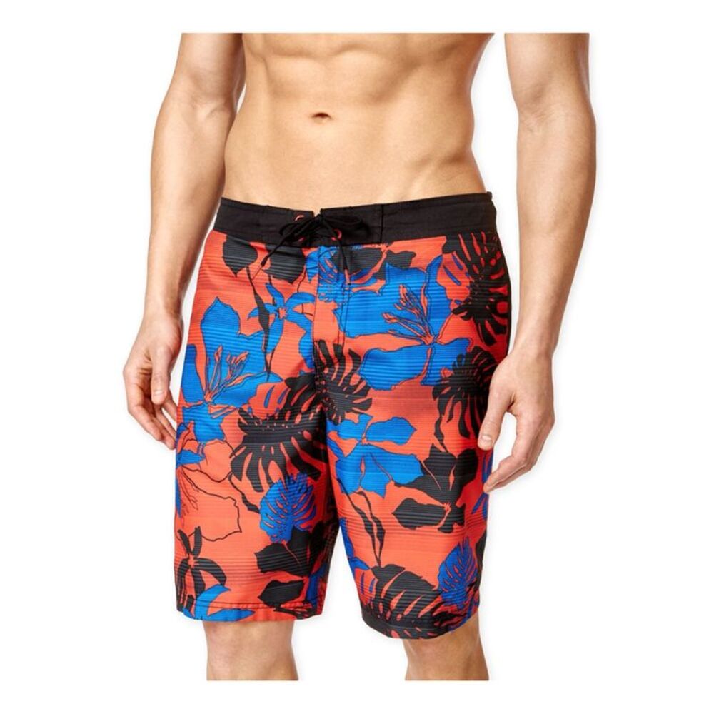 Speedo Mens Tropical Print Swim Bottom Trunks, NWT
